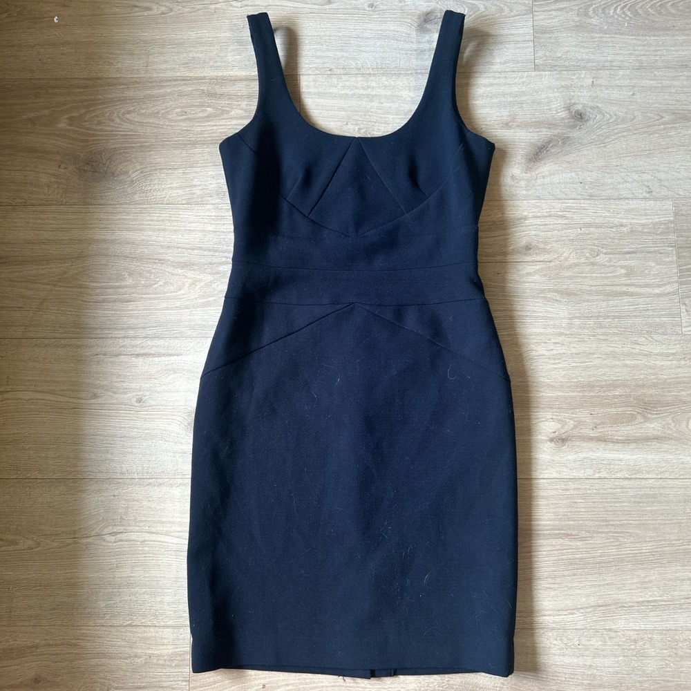 Michael Michael Kors Black Sleeveless Sheath Dress